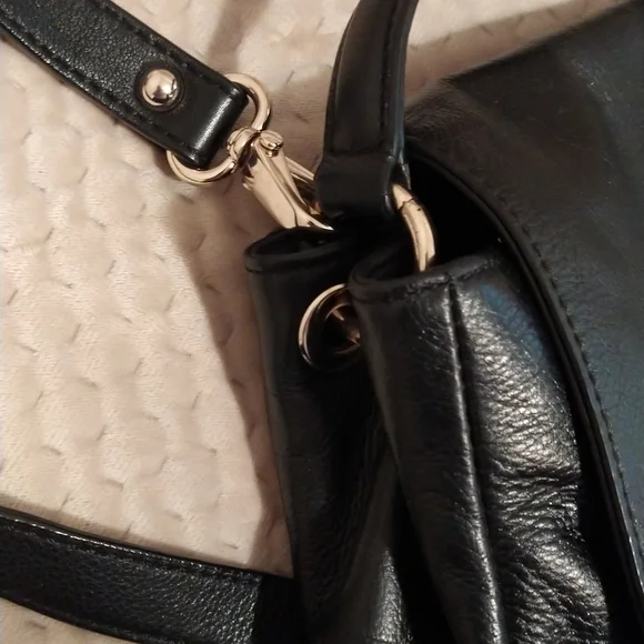 Banana Republic Annabelle Top- handle Leather Bag Crossbody EUC - Picture 9 of 12